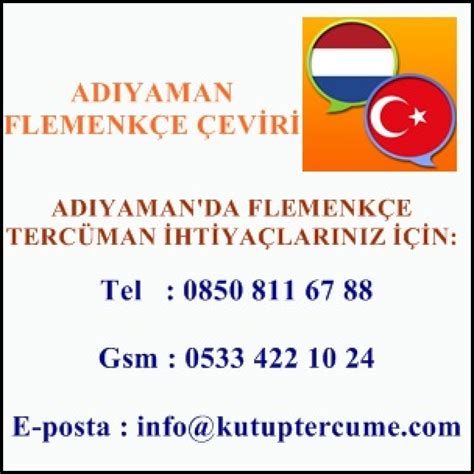 Çeviri flemenkçe türkçe